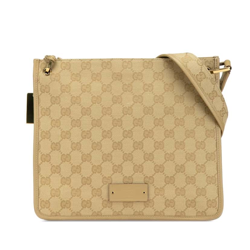 Gucci GG Canvas Crossbody Beige Very good condition - Front View
