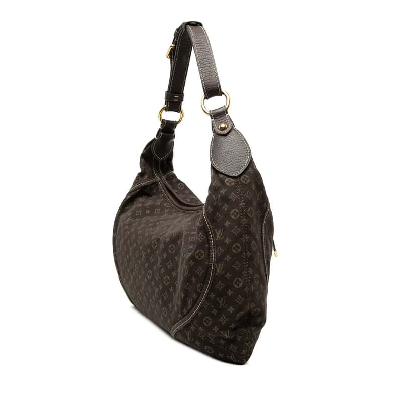Louis Vuitton Monogram Mini Lin Manon MM Brown Very good condition - Back View