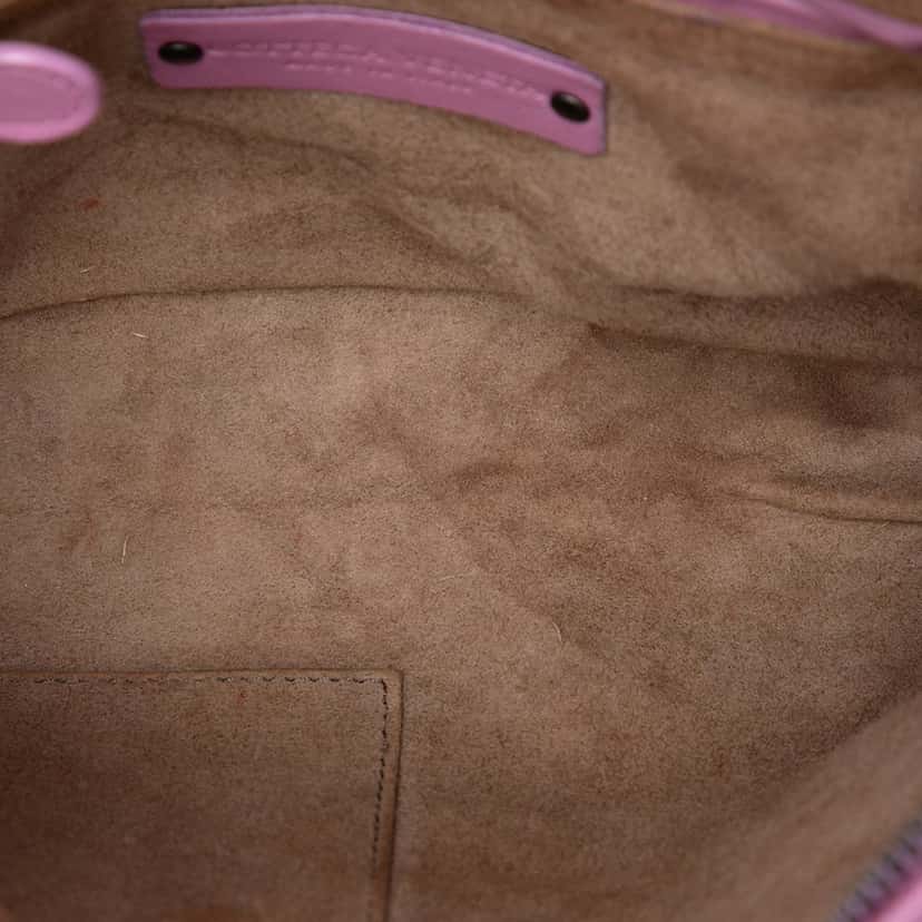 Bottega Veneta Nappa Intrecciato Nodini Crossbody Pink Leather Very good condition - Model View