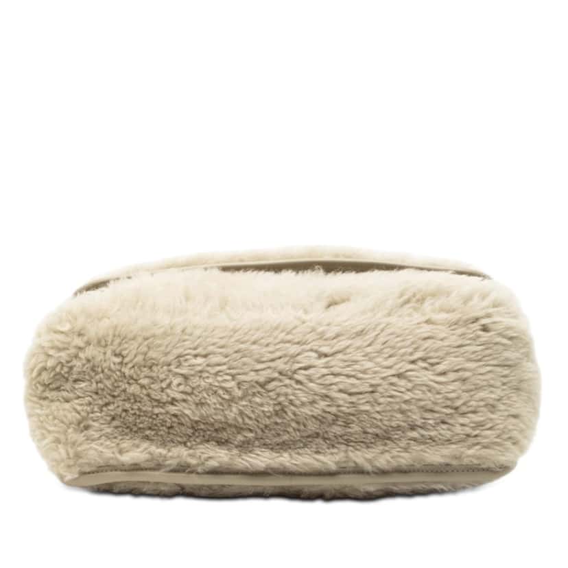 Saint Laurent Medium Shearling Niki Shoulder Bag Brown Very good condition - Inside View