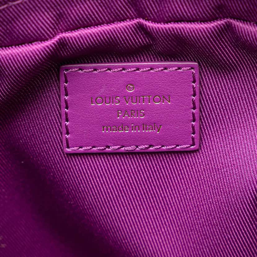 Louis Vuitton Monogram Denim Outdoor Bumbag Purple Very good condition - Box View