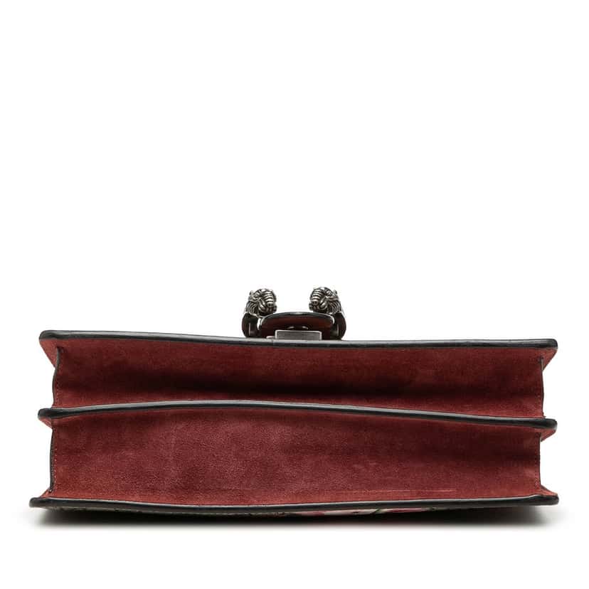 Gucci Medium GG Supreme Blooms Dionysus Shoulder Bag Beige Very good condition - Inside View