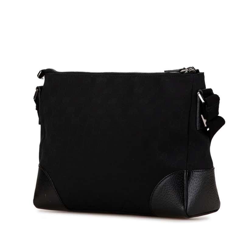 Gucci GG Canvas Crossbody Black Very good condition - Back View