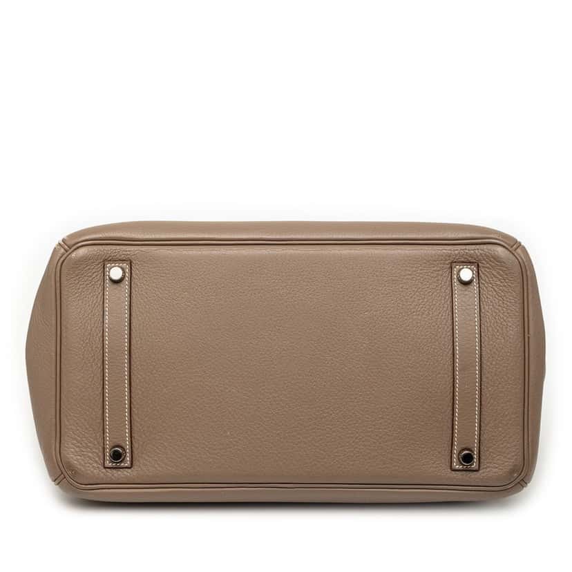 Hermès Togo Birkin Retourne 35 Brown Leather Very good condition - Inside View