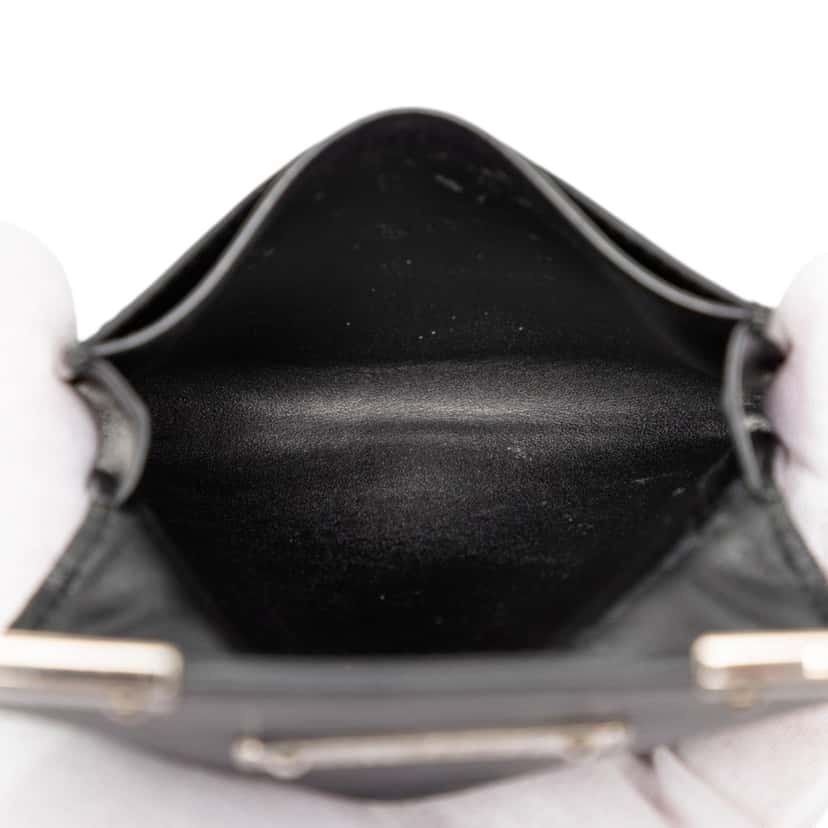 Louis Vuitton Epi Business Card Case Holder Black Leather Very good condition - Model View