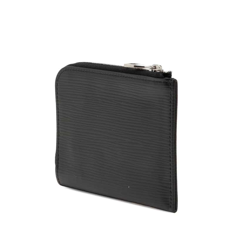 Louis Vuitton Epi Coin Pouch Black Leather Very good condition - Back View
