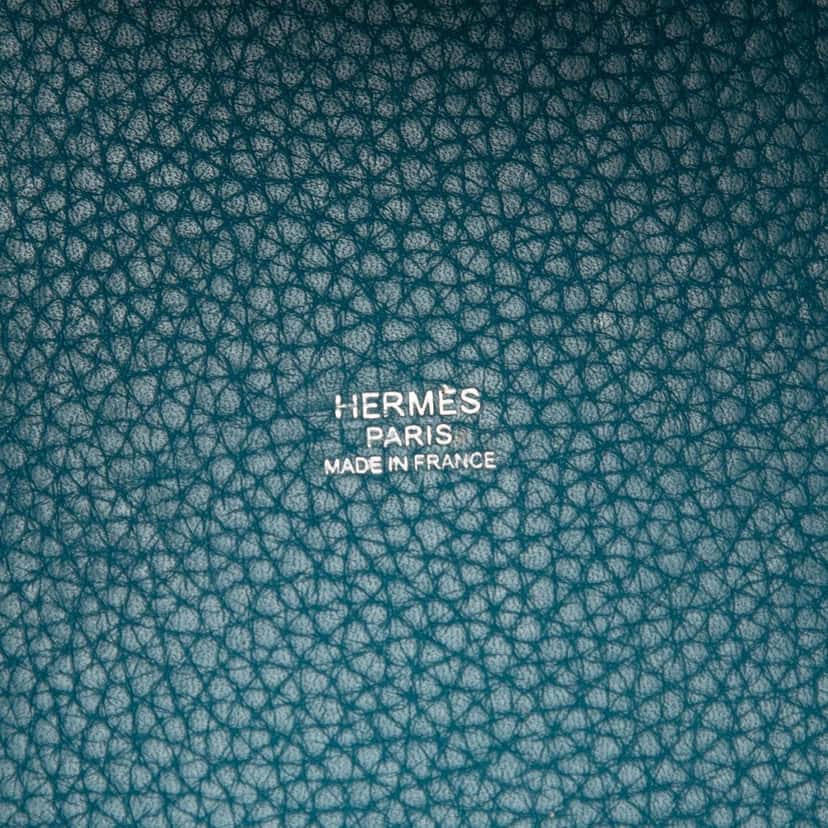 Hermès Clemence Picotin Lock 18 Blue Leather Very good condition - Box View