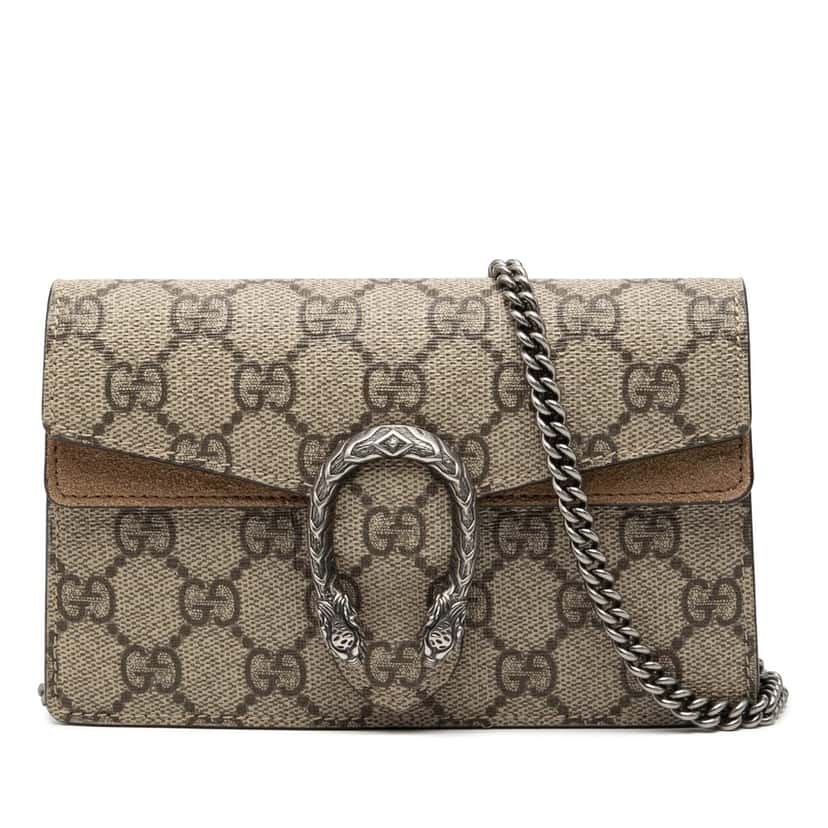 Gucci Mini GG Supreme Dionysus Crossbody Beige Very good condition - Front View