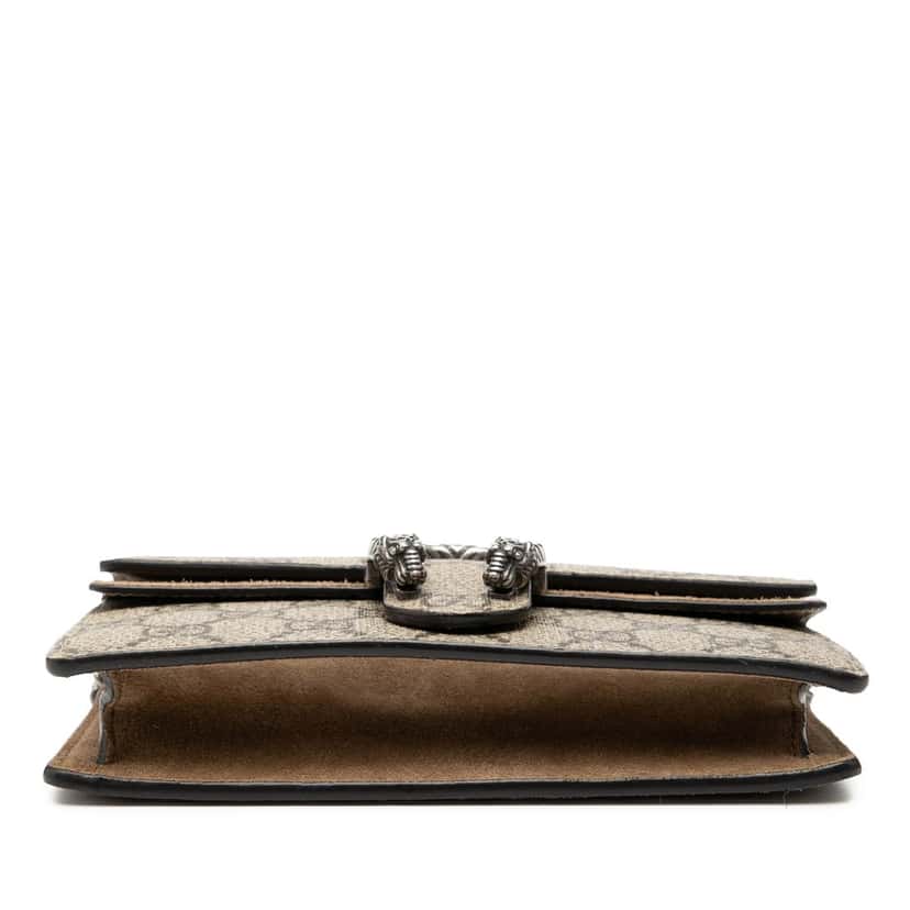 Gucci Mini GG Supreme Dionysus Crossbody Beige Very good condition - Inside View