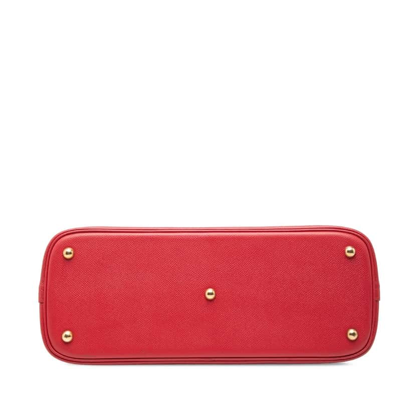 Hermès Courchevel Bolide 37 Red Leather Very good condition - Inside View