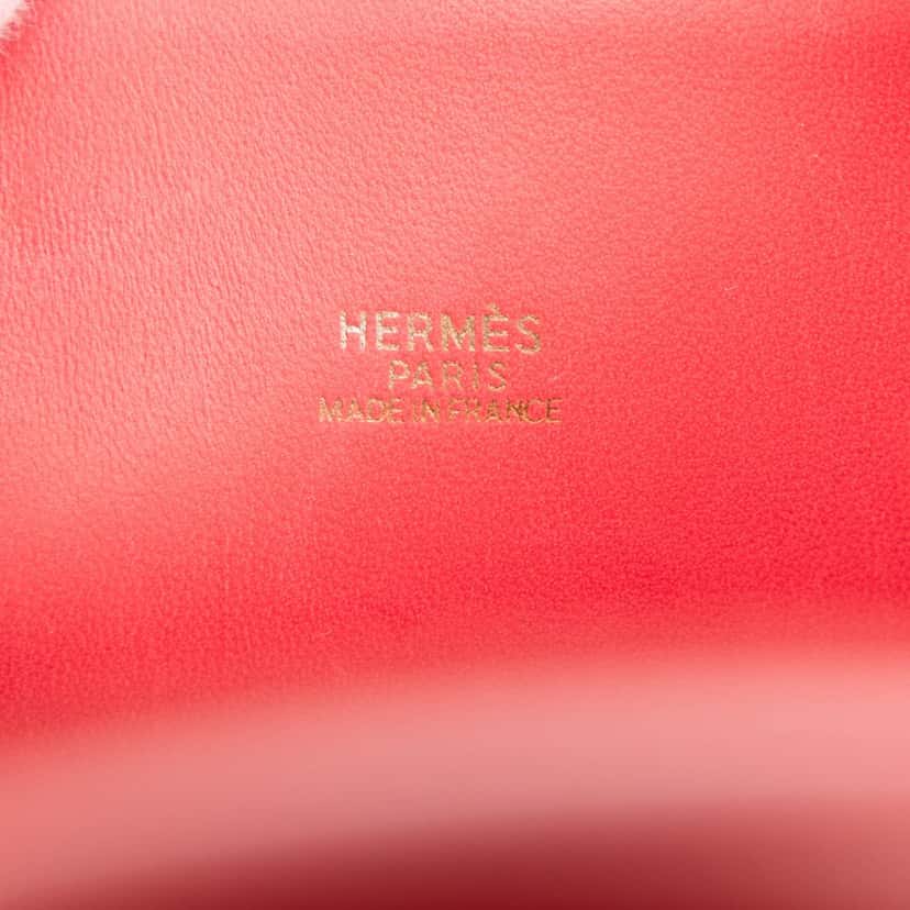 Hermès Courchevel Bolide 37 Red Leather Very good condition - Box View