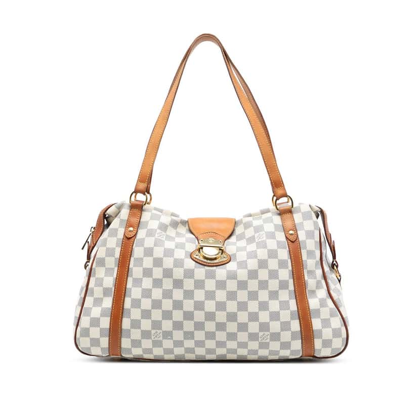 Louis Vuitton Damier Azur Stresa GM White Very good condition - Front View