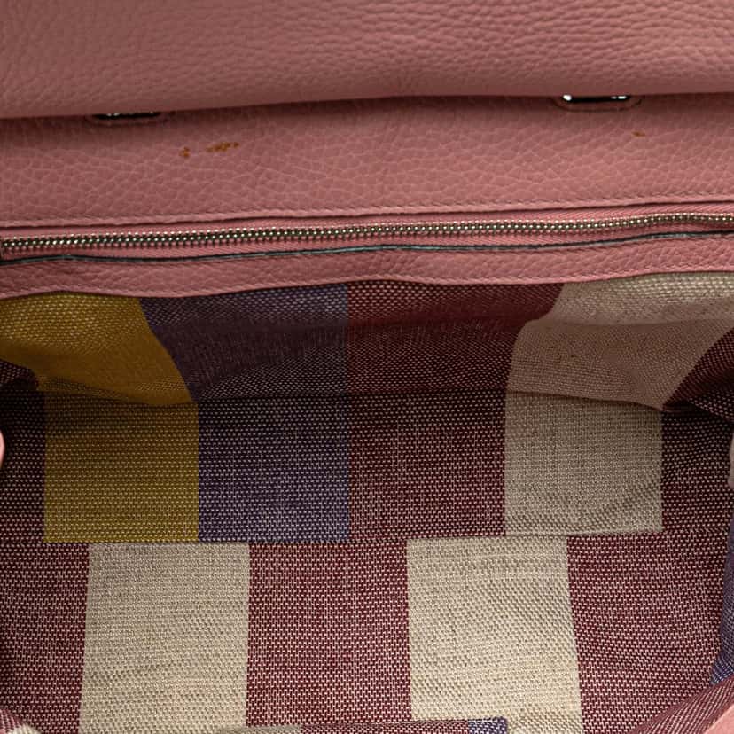 Gucci Medium Leather Bamboo Daily Satchel Pink Leather Very good condition - Model View