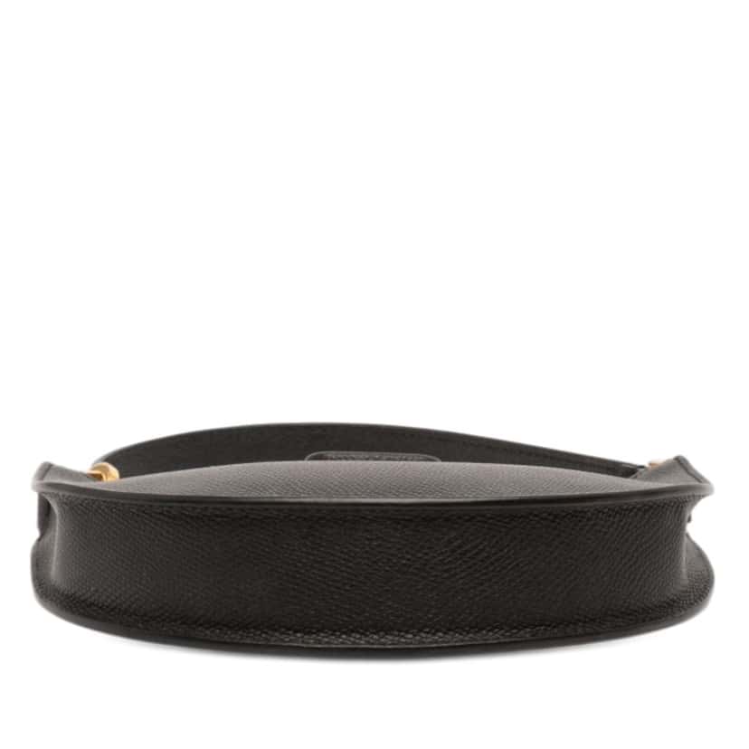 Valentino Mini Grainy Calfskin VLogo Hobo Black Leather Very good condition - Inside View
