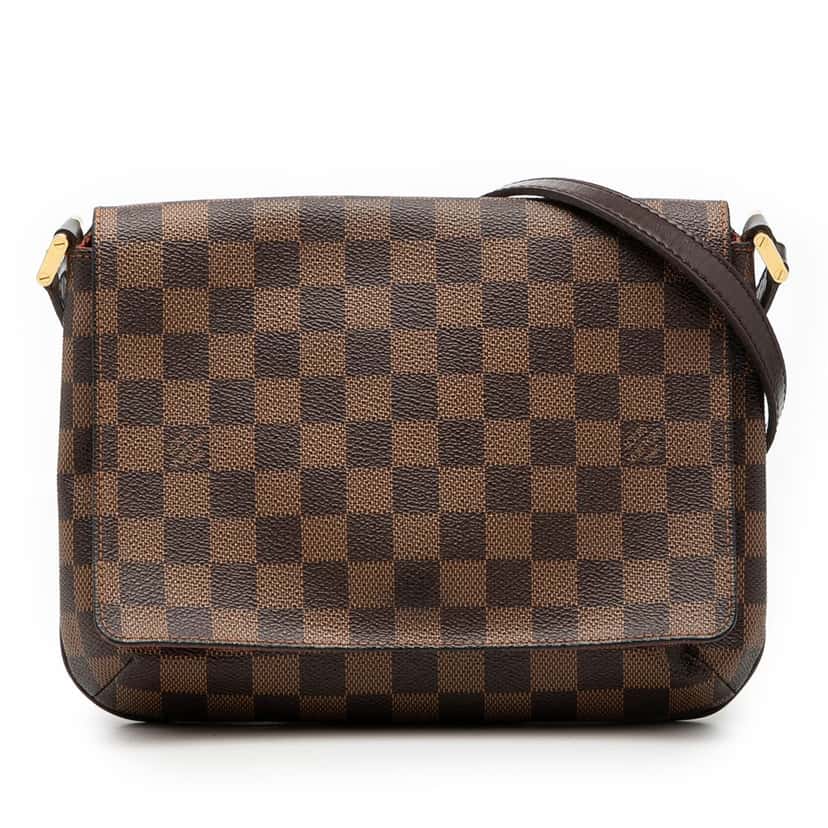 Louis Vuitton Damier Ebene Musette Tango Long Strap Brown Very good condition - Front View