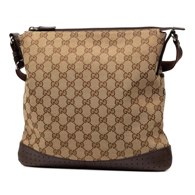 Gucci GG Canvas Crossbody Beige Very good condition - Back View