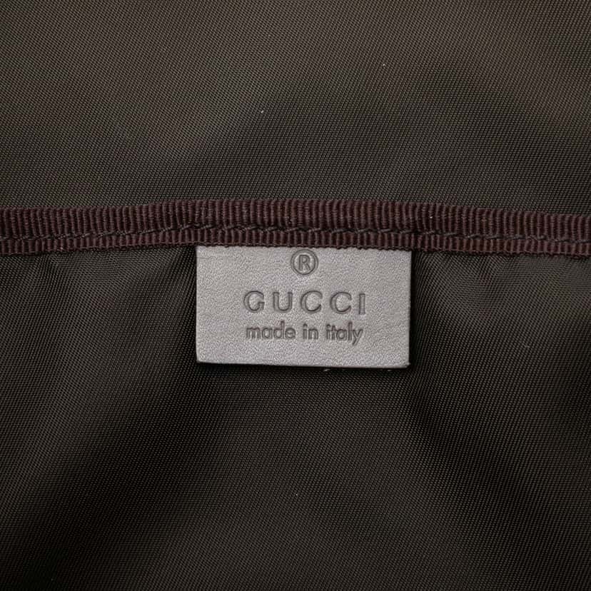 Gucci GG Canvas Web Diaper Bag Beige Very good condition - Box View