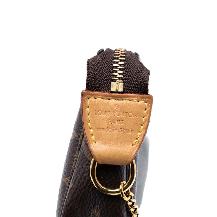 Louis Vuitton Monogram Mini Pochette Accessoires Brown Very good condition - Box View