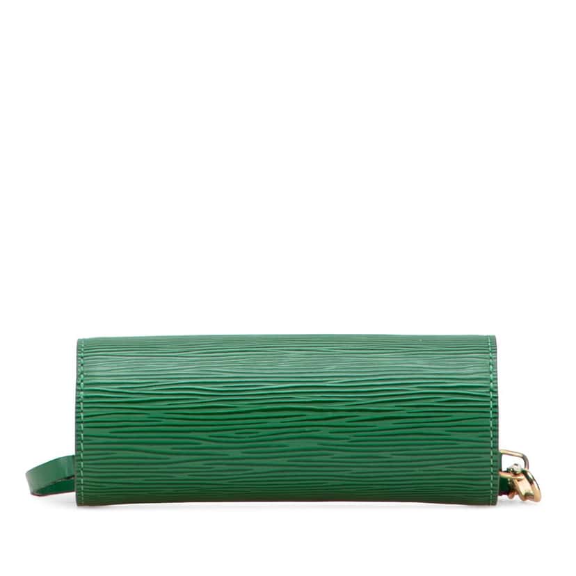 Louis Vuitton Epi Pochette Papillon Green Leather Good condition - Inside View
