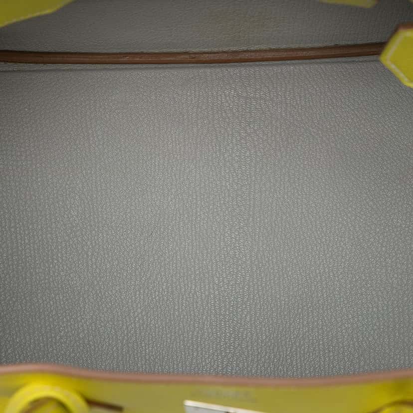 Hermès Epsom Verso Birkin Retourne 35 Yellow Leather Very good condition - Model View