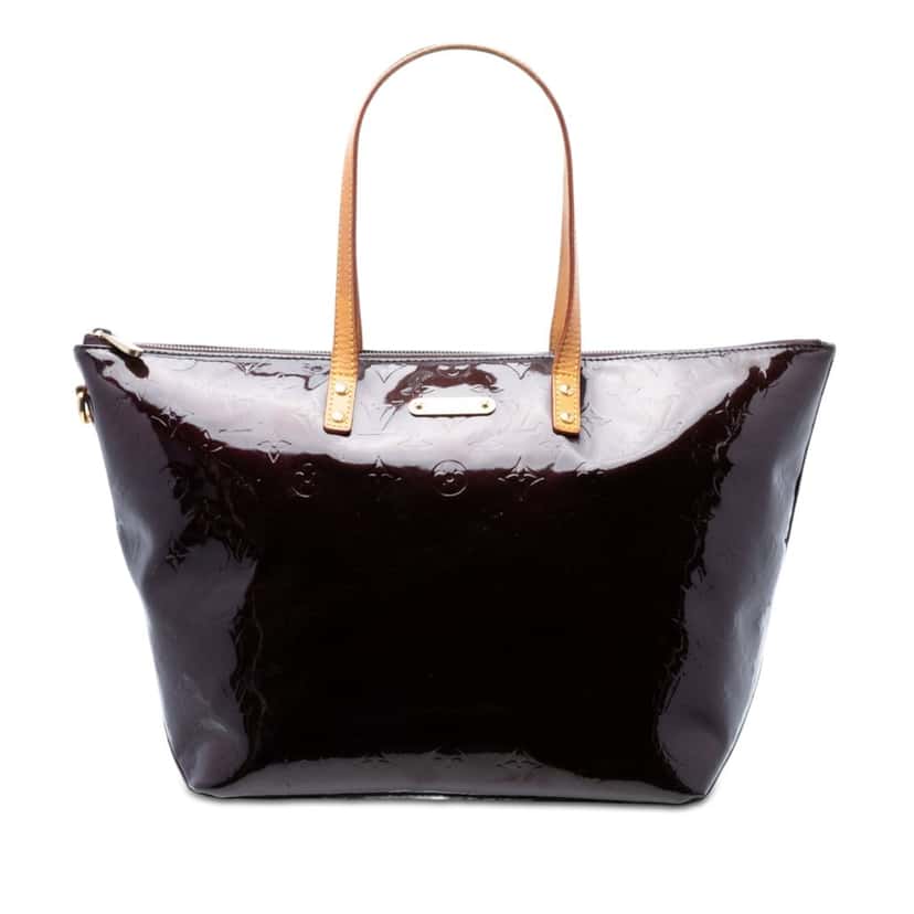 Louis Vuitton Monogram Vernis Bellevue GM Purple Leather Very good condition - Front View