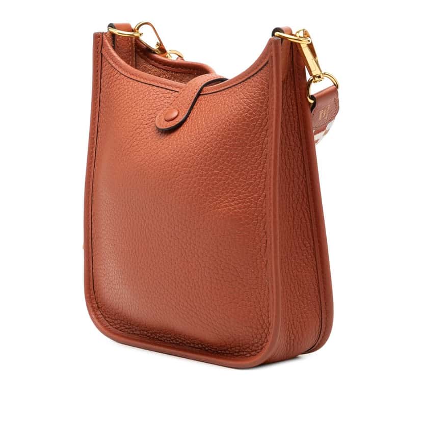 Hermès Clemence Evelyne 16 Amazone Brown Leather Very good condition - Back View