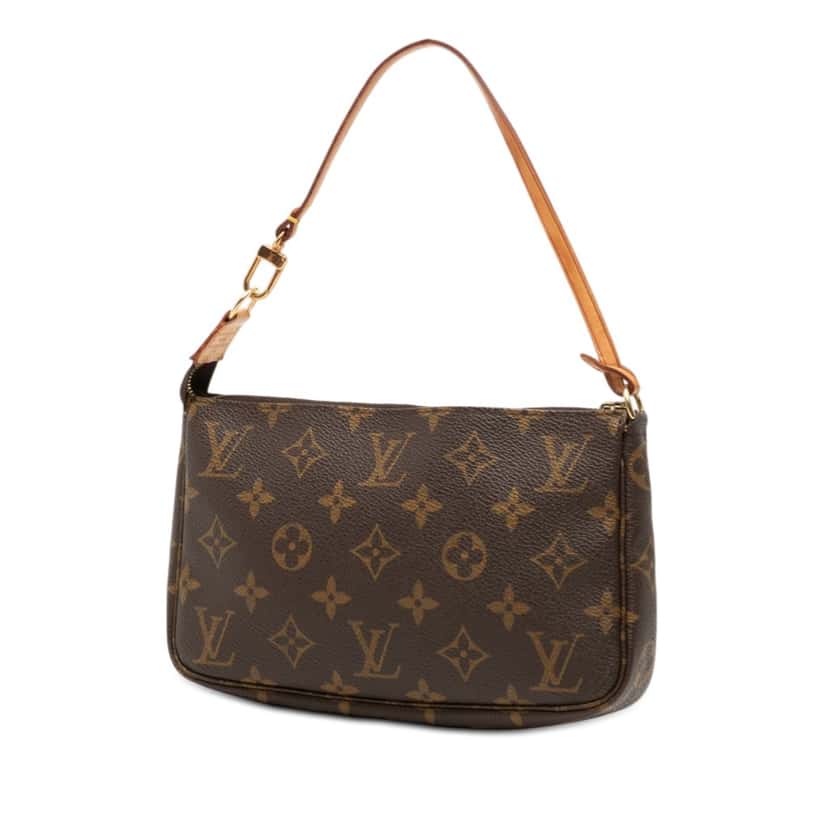 Louis Vuitton Monogram Pochette Accessoires Brown Very good condition - Back View