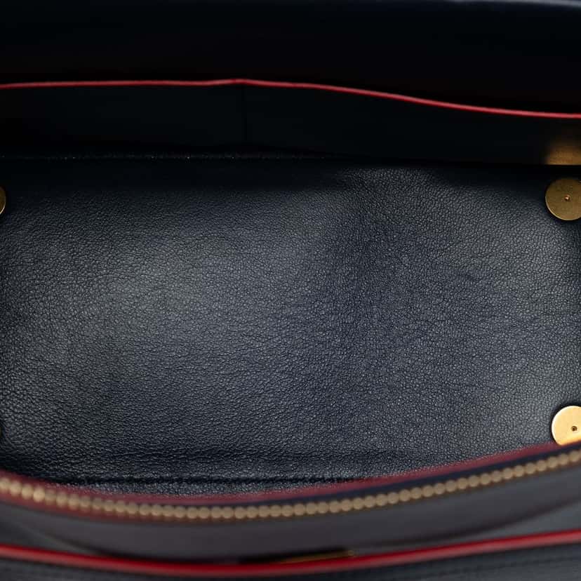 Celine Mini Smooth Calfskin Belt Bag Blue Leather Very good condition - Model View