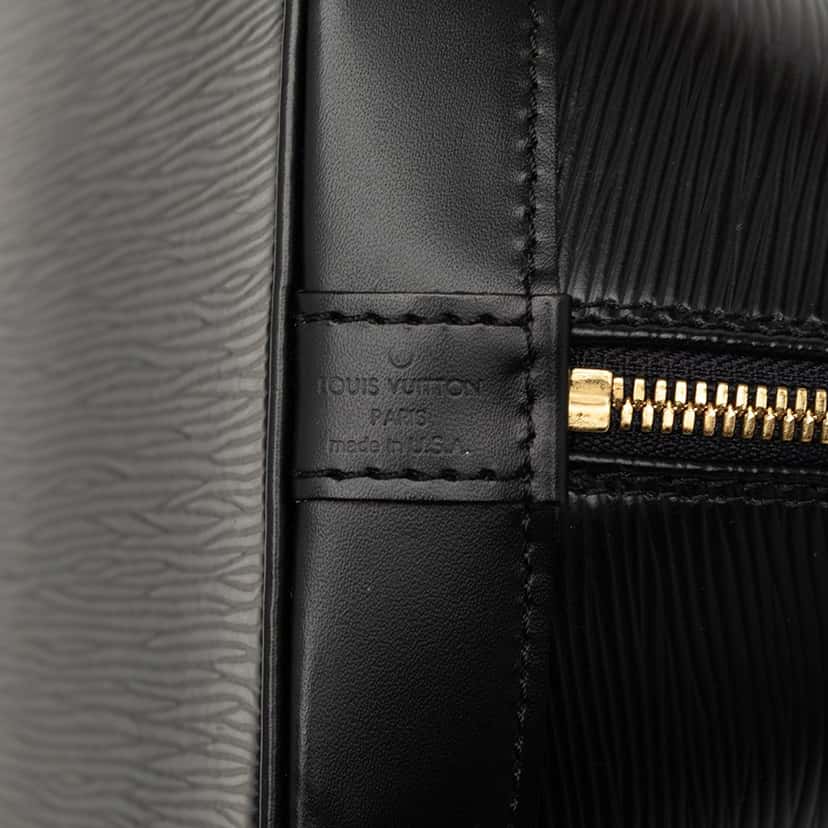 Louis Vuitton Epi Alma PM Black Leather Very good condition - Box View