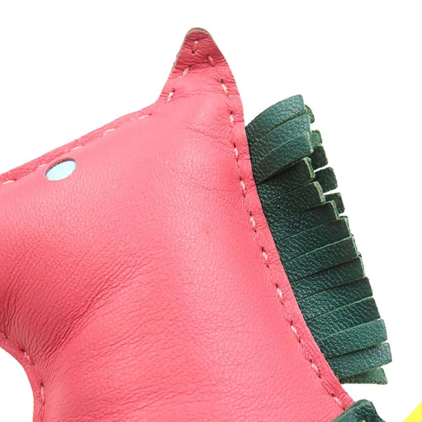 Hermès Milo Lambskin Grigri Rodeo Pegase Bag Charm GM Pink Leather Very good condition - Model View