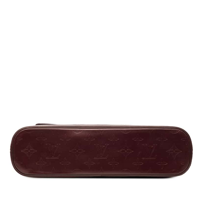 Louis Vuitton Monogram Mat Alston Red Leather Very good condition - Inside View