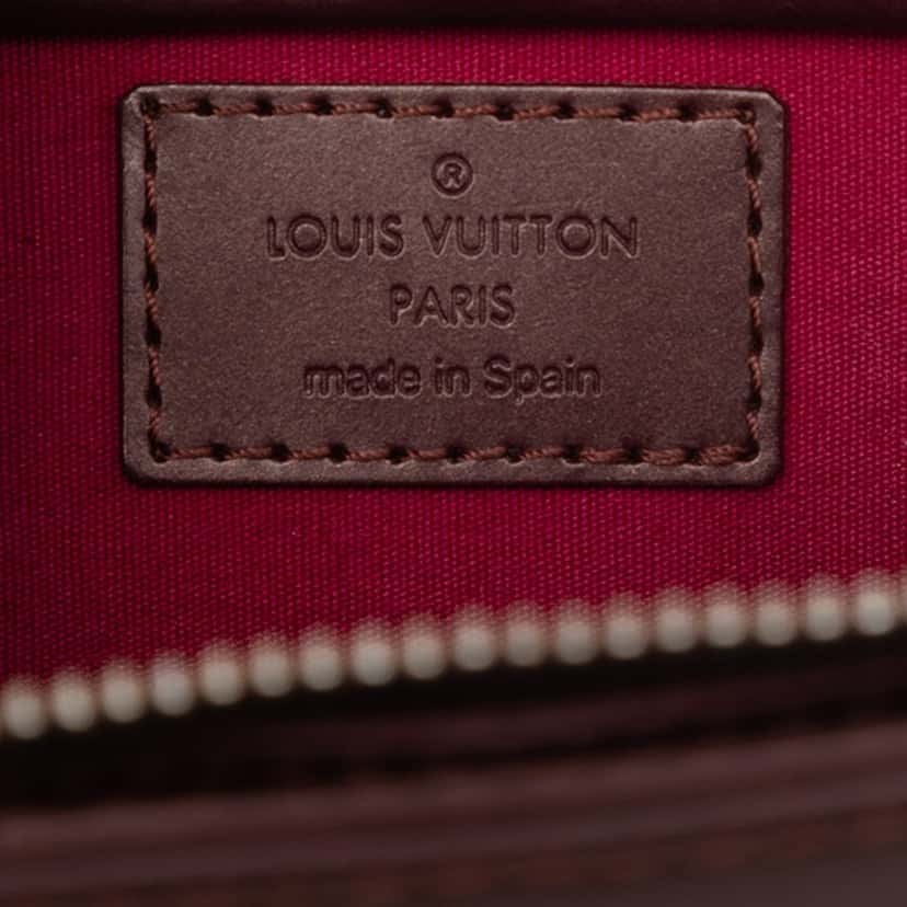 Louis Vuitton Monogram Mat Alston Red Leather Very good condition - Box View