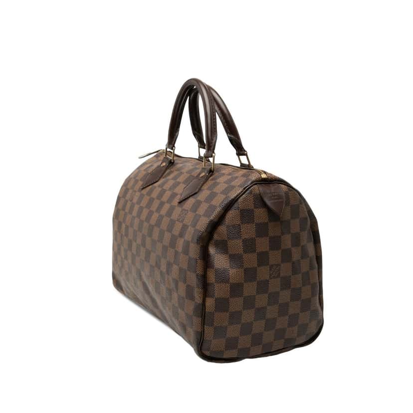 Louis Vuitton Damier Ebene Speedy 30 Brown Very good condition - Back View