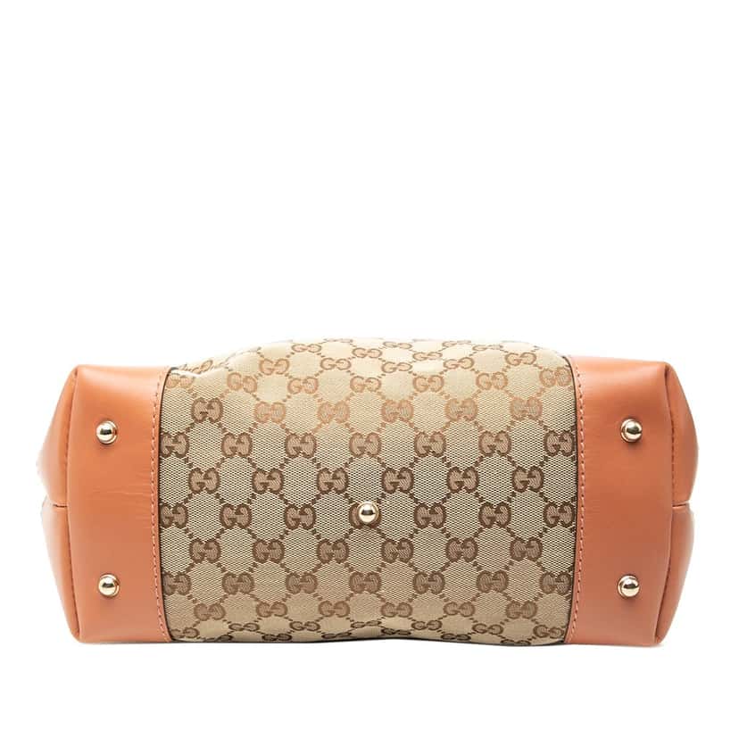 Gucci GG Canvas Heart Bit Satchel Beige Very good condition - Inside View