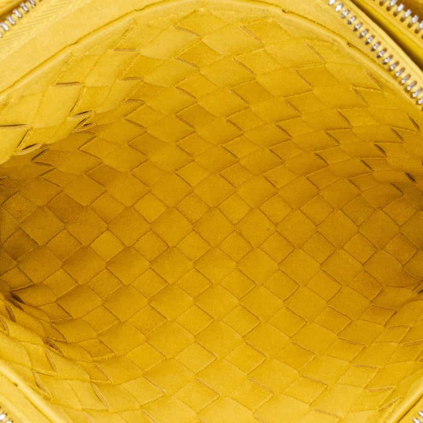 Bottega Veneta Nappa Intrecciato Duo Crossbody Yellow Leather Very good condition - Model View