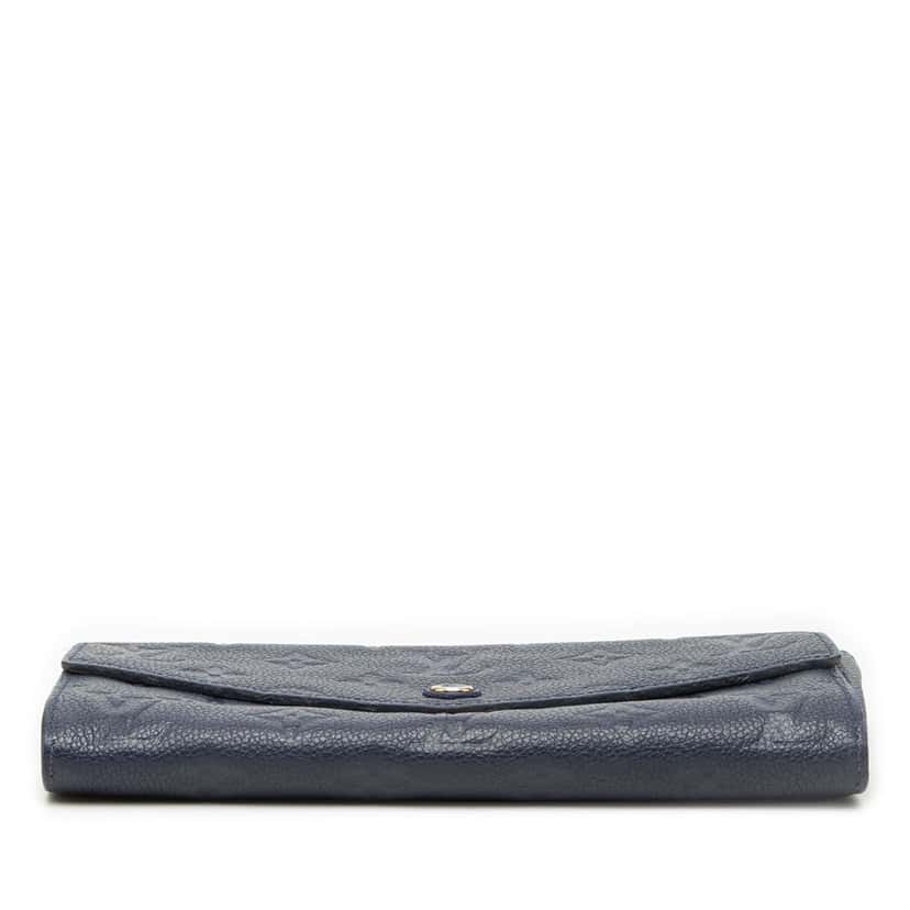 Louis Vuitton Monogram Empreinte Curieuse Wallet Blue Leather Very good condition - Inside View