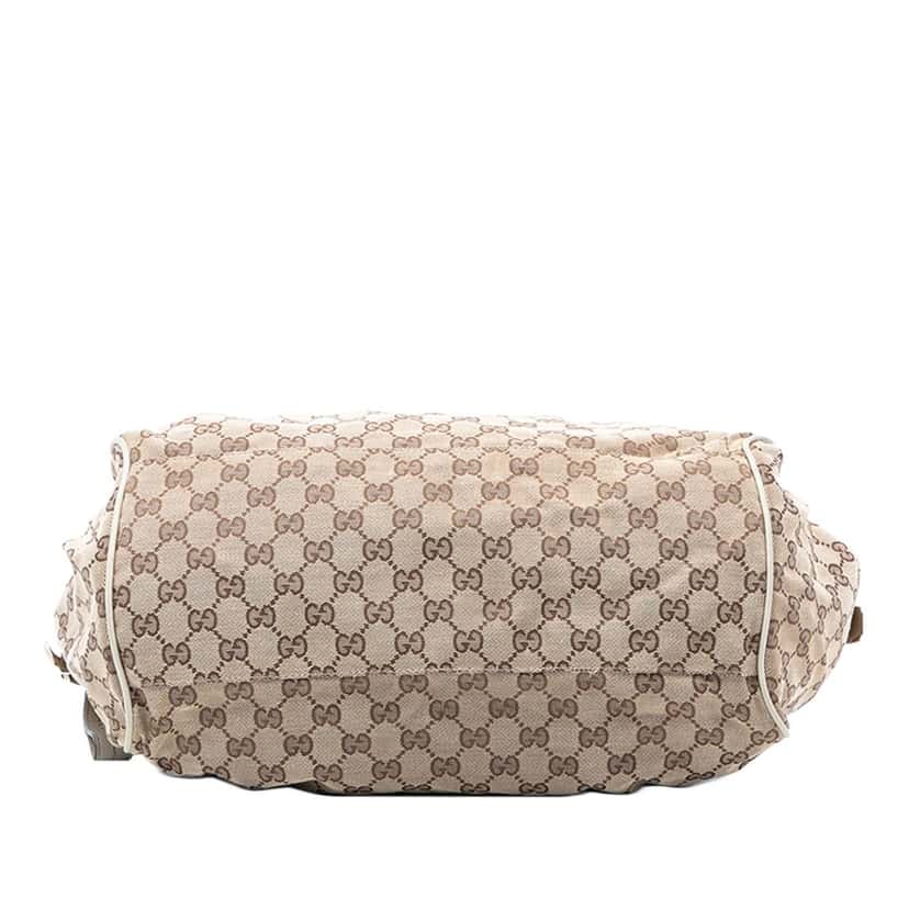 Gucci GG Canvas Sukey Satchel Beige Very good condition - Inside View