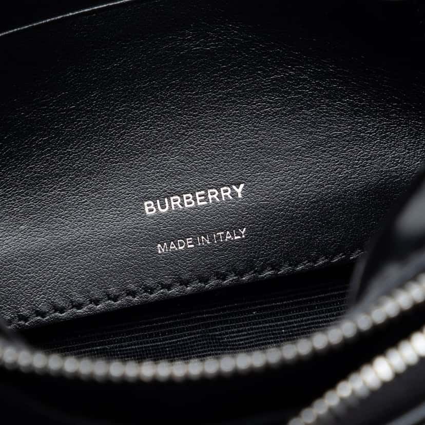 Burberry Coated Canvas Horseferry Camera Bag Black Very good condition - Box View