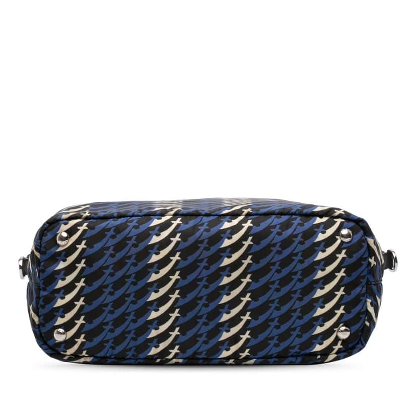 Prada Tessuto Stampato Satchel Blue Very good condition - Inside View