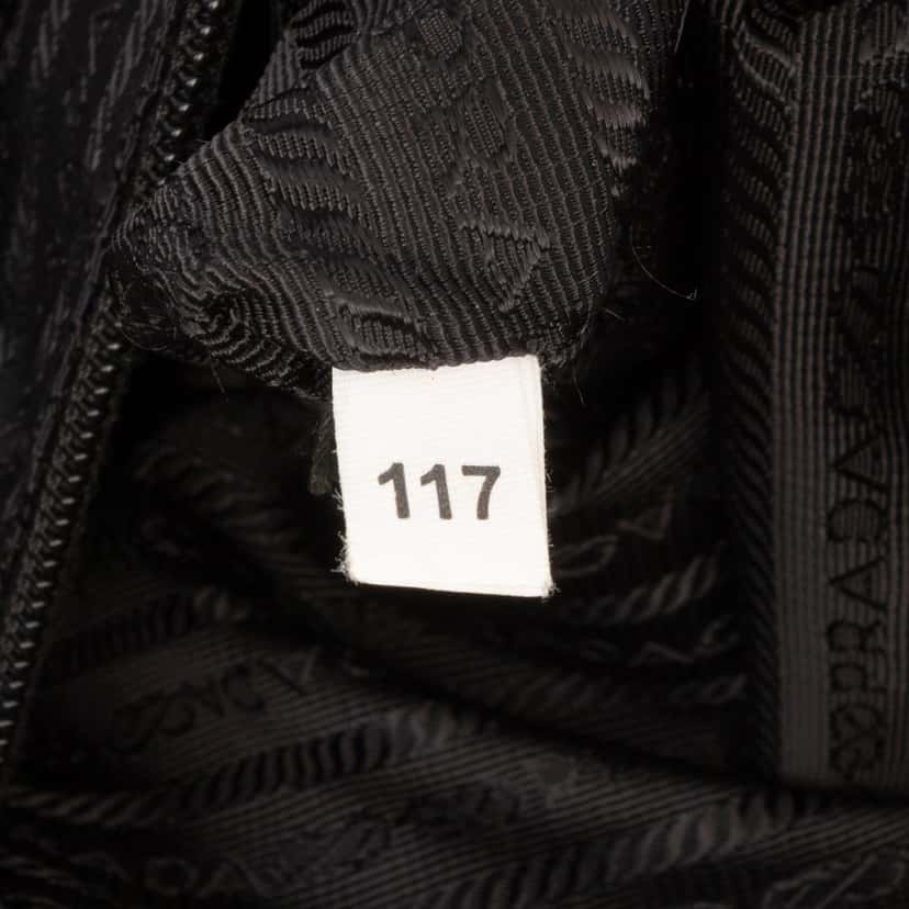 Prada Tessuto Stampato Satchel Blue Very good condition - Box View