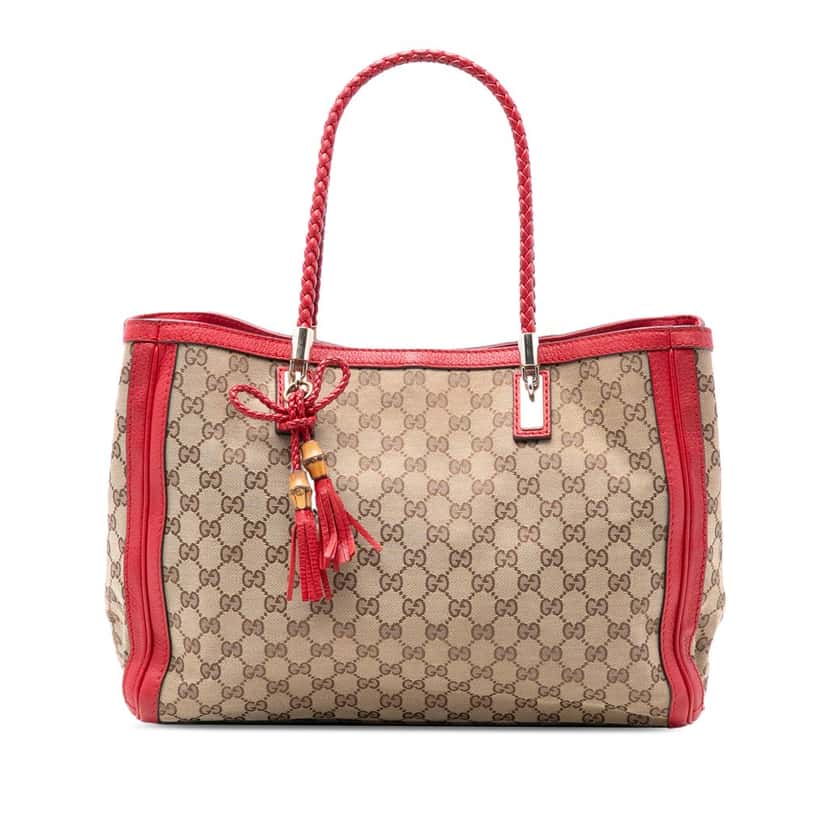 Gucci Medium GG Canvas Bella Tote Beige Very good condition - Front View