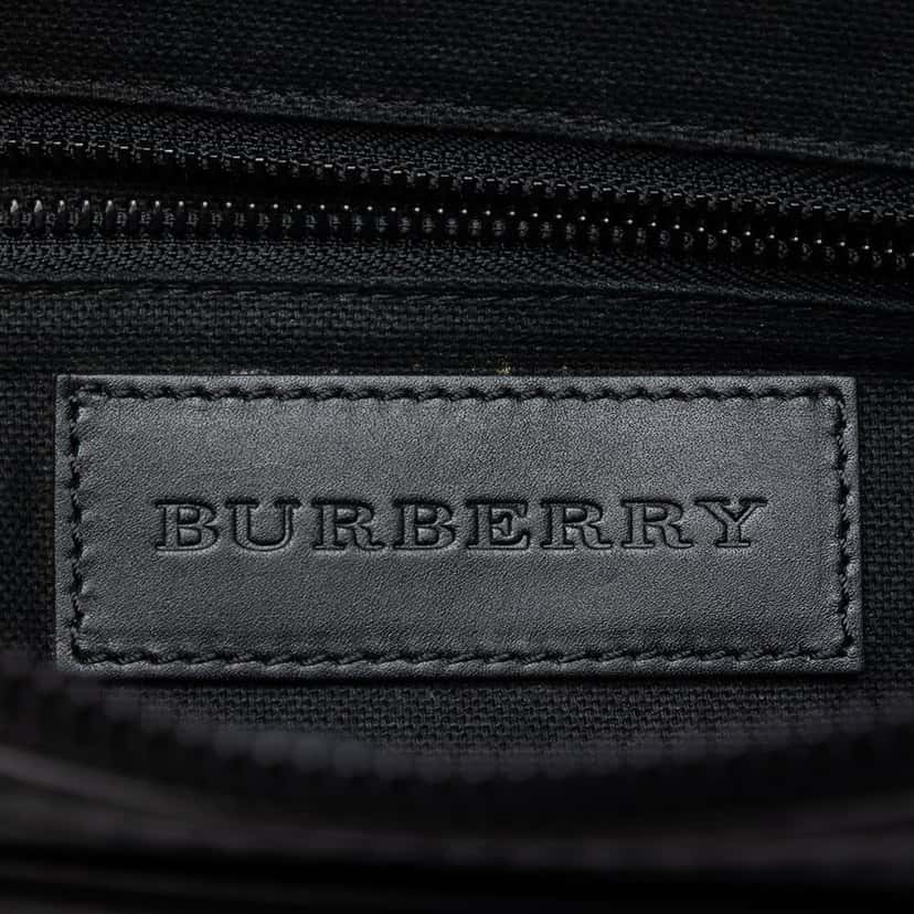 Burberry Smoked Check Coated Canvas Messenger Bag Other Very good condition - Box View