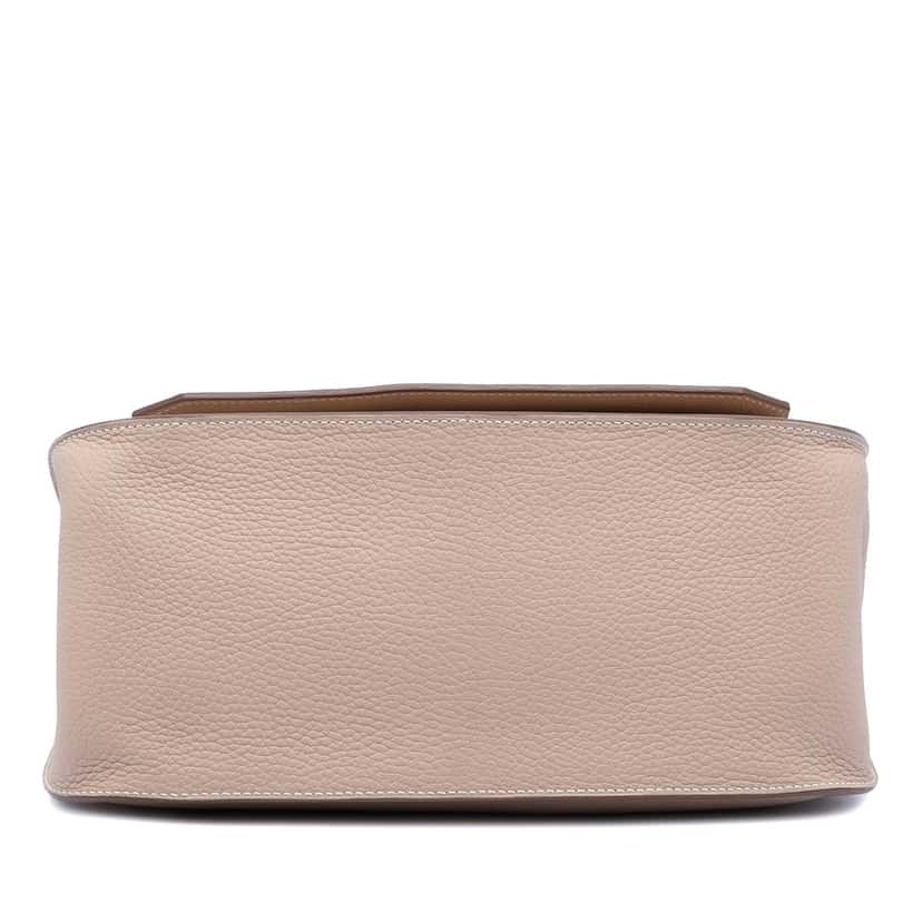 Hermès Clemence Jypsiere 31 Beige Leather Very good condition - Inside View