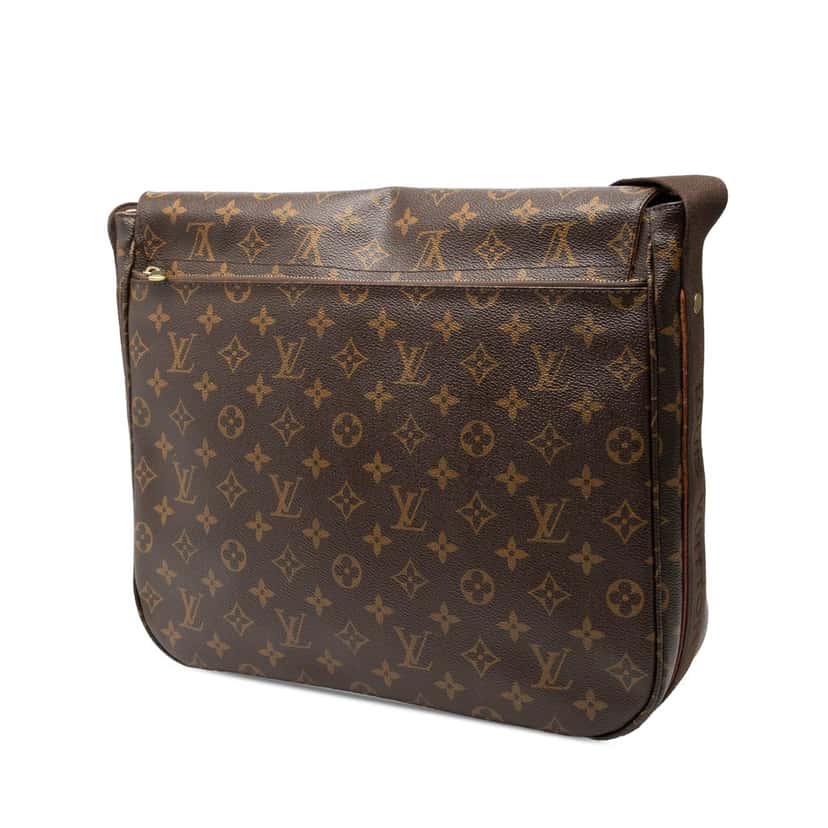 Louis Vuitton Monogram Beaubourg Messenger MM Brown Very good condition - Back View