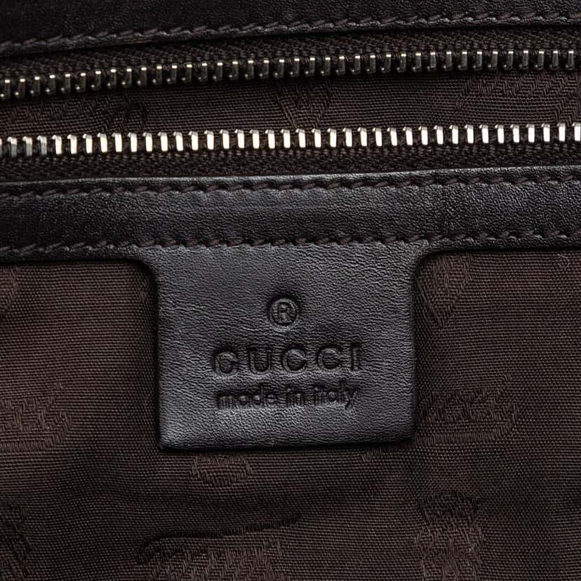 Gucci Large GG Canvas Twins Tote Beige Very good condition - Box View