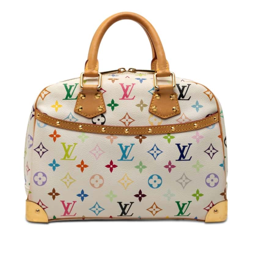 Louis Vuitton Monogram Multicolore Trouville White Very good condition - Front View