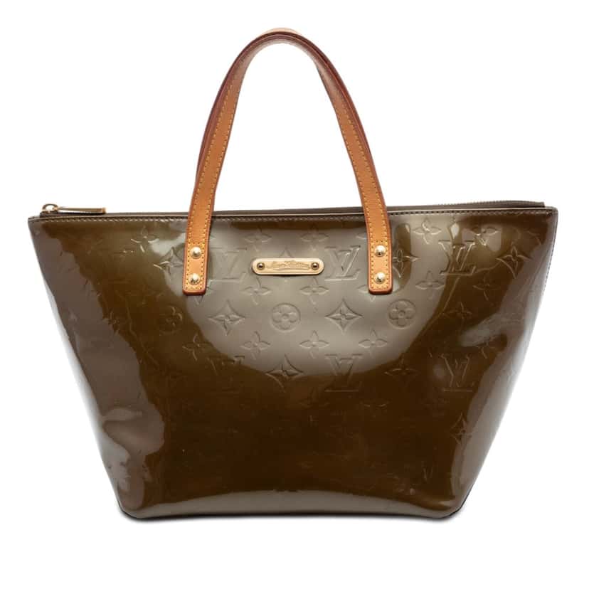 Louis Vuitton Monogram Vernis Bellevue PM Brown Leather Very good condition - Front View