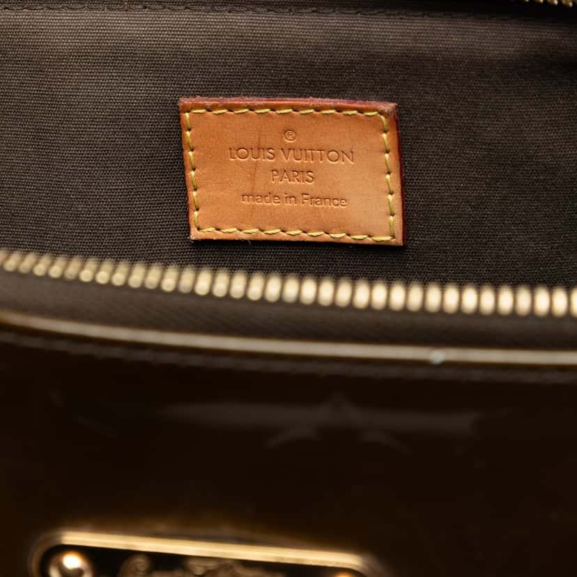 Louis Vuitton Monogram Vernis Bellevue PM Brown Leather Very good condition - Box View
