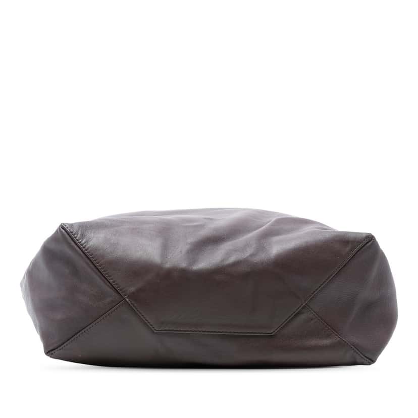 Celine Leather Vertical Cabas Tote Brown Leather Very good condition - Inside View
