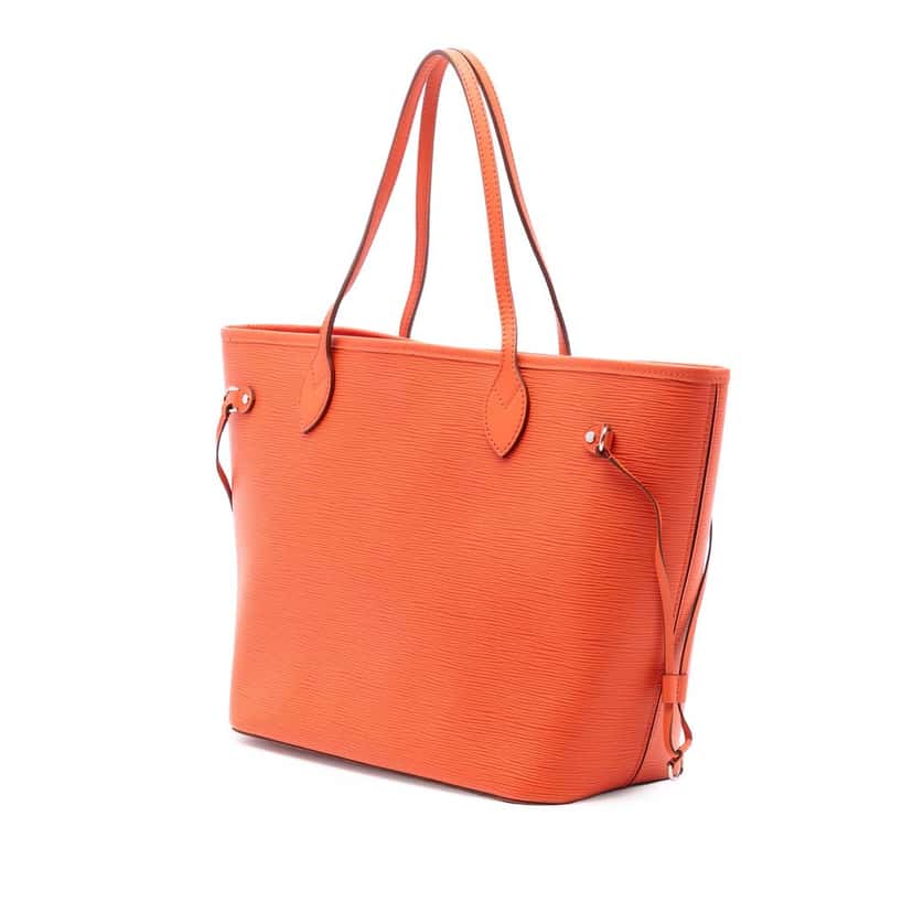Louis Vuitton Epi Neverfull MM Orange Leather Very good condition - Back View